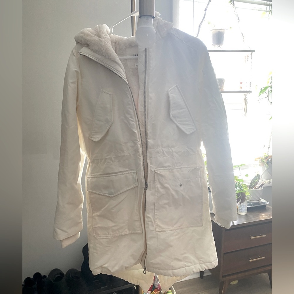 Gap fur lined snow jacket heavy coat outerwear waterproof